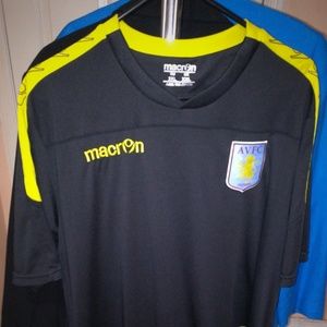 Aston Villa Mens Size 2XL Soccer Jersey